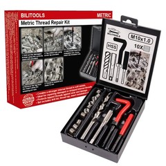 BILITOOLS M3x0.5 Helicoil Thread Repair Kit Metric HSS Drill