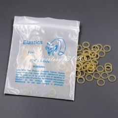 1Pack/100Pcs Dental Orthodontics Elastic Rubber Band Latex Braces 1/4″ 5.0Oz Fox