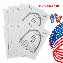 100pcs 10packs Dental Orthodontic Super Elastic Niti Arch Wire Round Ovoid Form