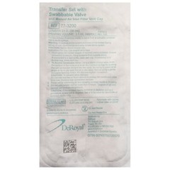 *1-Pack* DeRoyal CT Transfer Set With Swabbable Valve 23″ Sterile 77-3200