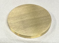 2-1/2” DIAMETER BRASS BAR DISC 3/16” LONG🇺🇸2.500” ROUND 360 BRASS MADE IN USA!