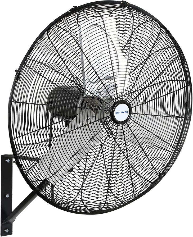 BILT HARD 6500 CFM 24″ Industrial Wall Fan 3 Speed for Garage UL Listed