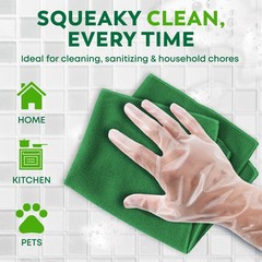 HD PROTECT Disposable Plastic Gloves 600 Pack (Large) – Food Safe, BPA & Late…