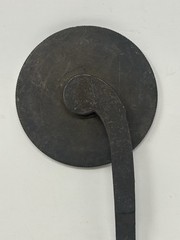 Antique Bookbinding Finishing Wheel Tool Stem & Wheel No Handle Steel Vintage