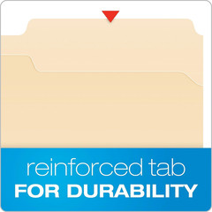 Manila Fastener Folders, Legal Size, 2 Fasteners, 1/3 Cut, 50/BX (FM313EE)