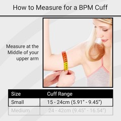 Vive Precision Blood Pressure Cuff Replacement – Compatible with Omron Small
