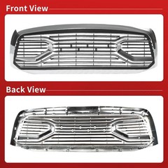 2006-2008 Ram 1500 Front Grille Horizontal ABS Big Horn w/o Light Chrome