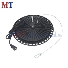 4 Pcs 150W UFO LED Lighting Fixture High Bay Light With Hook Safety Rope 18000LM