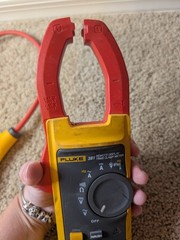 Fluke 381 Remote Display True RMS AC/DC Clamp Meter with iFlex 2500A Used WORKS
