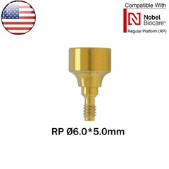 US Dental Nobel Healing Abutment RP Compatible Nobel Biocare Active ∅3.6/5.0/6.0