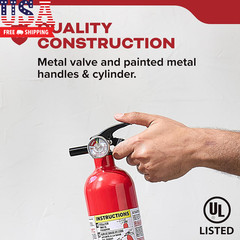 , FA110G, Multi Purpose Fire Extinguisher for Home, Office, Dorm, Residential, 1