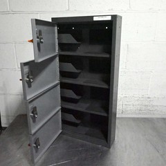 American Locker 4-Door Gun Safe Security Pistol Storage Cabinet Locker with Keys