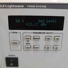 ILX Lightwave 7900B System with 8x 79800D Precision Fiber Optic Source Modules
