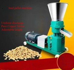 Farm Animal Feed Pelletizer 2/4/8mm Plate Feed Pellet Mill Machine 220V 3 Roller
