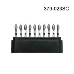 Dental Diamond Burs Egg Football Shape 379-023C/368-023C/379-023XF Coarse Fine
