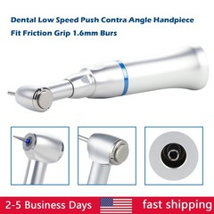 SEASKY Dental Contra Angle Handpiece FG 1.6mm E type Low Speed Push Button