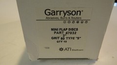 10 PACK BOX MINI FLAP DISCS 80 GRIT 3″ S-TYPE ZIRCONIA
