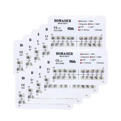 20pcs/set Dental Orthodontic Mental Bracket Brace Standard Roth 018 345hooks