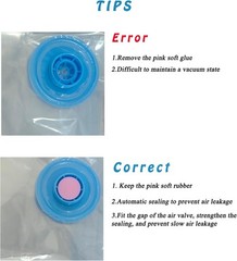 4 Pack Vacuum Storage Bags, Space Saver Bag Vacuum Seal Bags for Clothing Travel