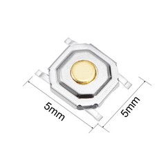 30PCS 5x5x1.5mm Panel PCB Surface 4 Pins Push Button SPST Tactile Tact Switch