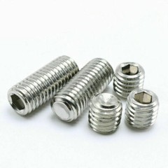 M4 M5 M6 M8 Stainless Steel Grub Screws Allen Socket Set Screws Cup Point DIN916