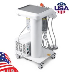 Dental Mobile Delivery Unit Cart with Air Compressor ultrasonic scalers 4Hole