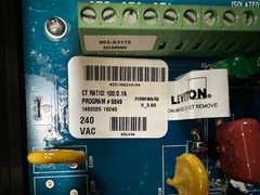 Leviton 1K240-1SW Series 1000 120/240V 100A 1P3W Indoor Kit 2 Solid Core CTs,
