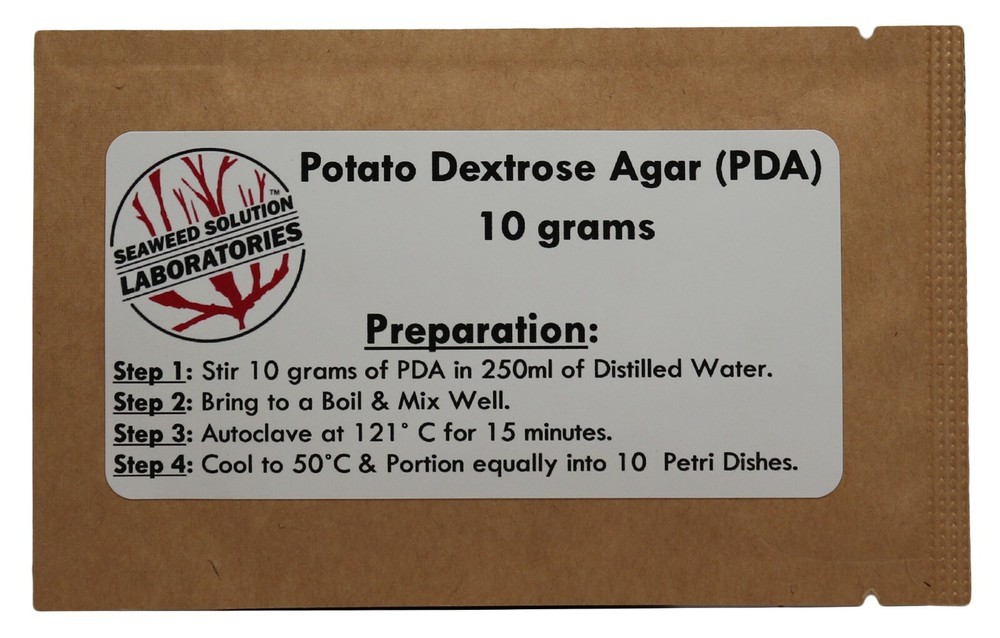 Dehydrated Potato Dextrose Agar Powder (PDA) 10 grams