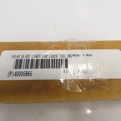 Lower Shear Blade For Luver Tooling 8-7/8″L x1-5/8″W x 1-1/2″H Lot Of 3