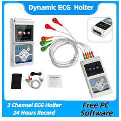 3 Channels Dynamic ECG Holter TLC9803 Holter 24 Hours Recorder ECG Machine