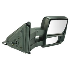 2011-2017 Ford Expedition Power Heated Puddle Light Tow Textured Black Mirrors