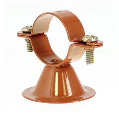 25 x VH0075CP Bell Van Hanger 3/4 in Pipe/Tube Carbon Steel Copper Epoxy Coated