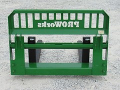 48″ 4,000 Pound Pallet Fork Attachment Fits John Deere Tractor Loader Hook Pin