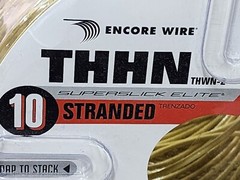 Encore #10awg 19 Stranded THHN/THWN-2/MTW Building Wire Yellow /100ft