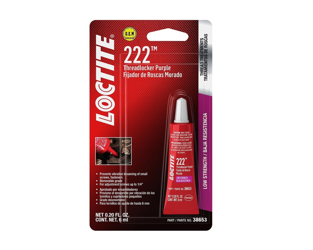 Loctite 222 Threadlocker for Automotive: High-Temperature, Low-Strength,