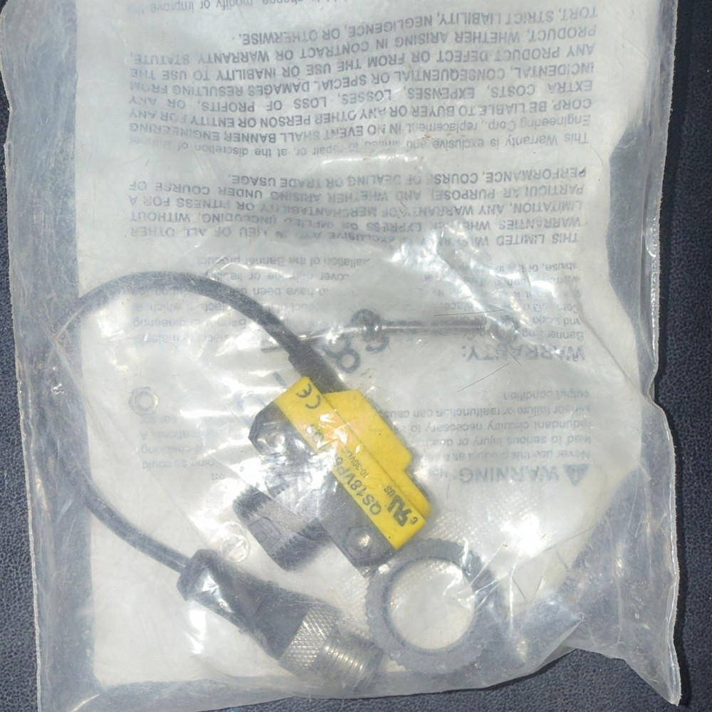 Banner Engineering Photoelectric Sensor PNP DC SPDT 10cm Barrel QS18VP6LPQ6
