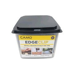 CAMO EdgeClip Hidden Deck Fasteners 90 Count 50 Sq Ft 3/16″ Spacing Grooved