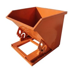 Self-Dumping Hopper – 1 Cubic Yard, Heavy Duty Steel, Forklift & Skid Steer Use