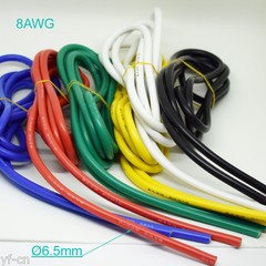 3.3ft 8AWG Silicone Copper Wire Welding Lead Car Battery Cable Electronic Cable