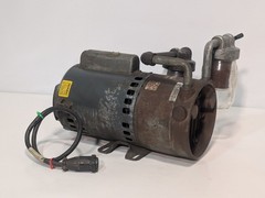 Gast 1022-V120-G272X vacuum pump, Doerr/GE 3/4HP 115/230V, dual glass filters