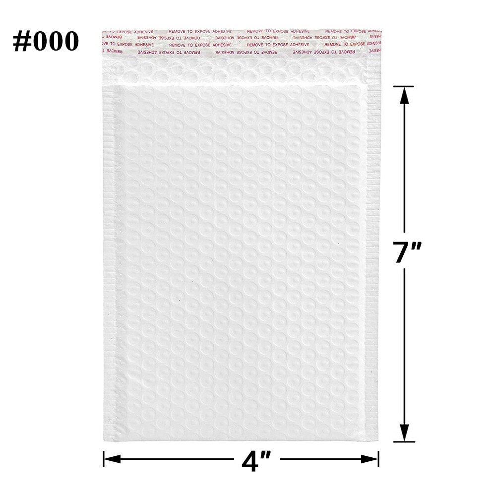 104PCs Thicken Poly Bubble Mailers 4 Layers Padded Envelopes Self Sealing US