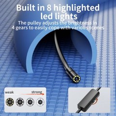 5.5MM/8MM Endoscope Camera 1920P HD Borescope Camera Cable For iPhone Samsung US