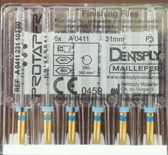 Dentsply Rotary ProTaper Universal Engine NiTi File 31mm S1,S2,F1-F5 6File/pk