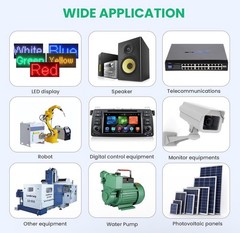 DC 18V 20V 24V 36V 48V Step Down to DC 12V Converter Voltage Regulator with Fuse