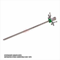4A Cystoscope Sheath with Obturator Storz Compatible Size 19Fr
