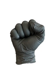 Diamond Grip 8MIL Nitrile Gloves – Black, L Size (Pack of 100)