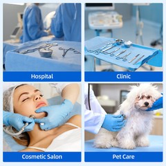 JMU CSR Autoclave Sterilization Wrap Sheets 12” 15” 18” 20” 24” Blue 60g