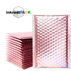 InkrediPack™ 4X8 #000 – 300 Pack – Metallic Bubble Mailers (Usable Size: 4X7)