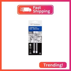 Tombow 57316 Mono Zero Eraser Refills, Round 2.3mm, 2-Pack