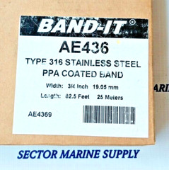 BAND-IT AE4369 Coated Band 316 Stainless Steel 3/4 inch 19.05mm